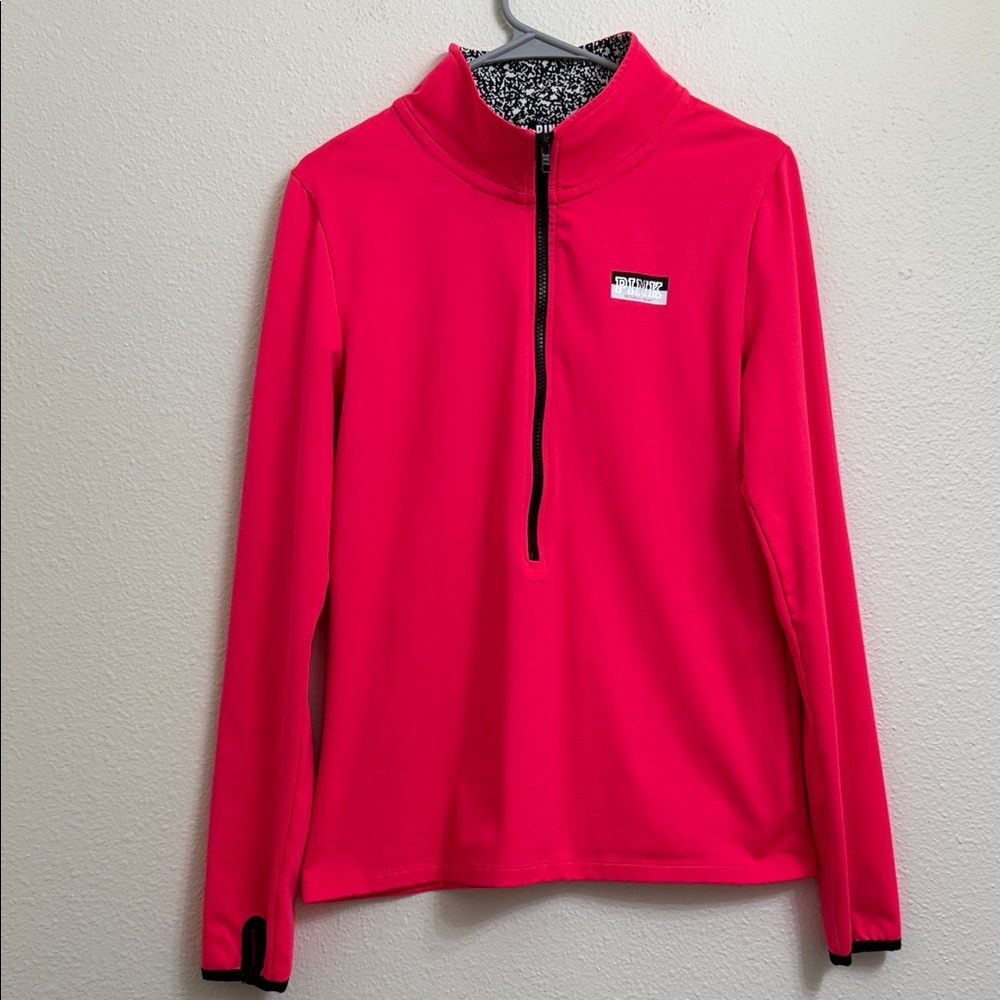 Pink Victoria’s Secret Ultimate Half Zip Jacket